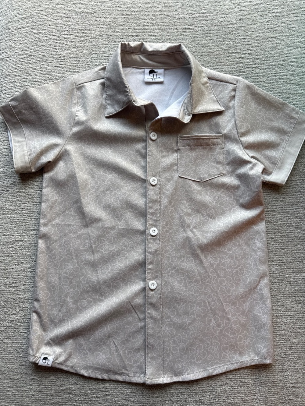 George hats button down shirt